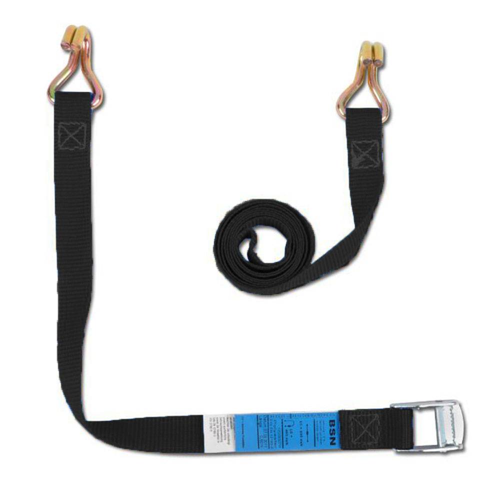 Zurrgurt - Zugkraft 200daN - 25mm breit - zweiteilig - Länge 1,50 m - Farbe schwarz