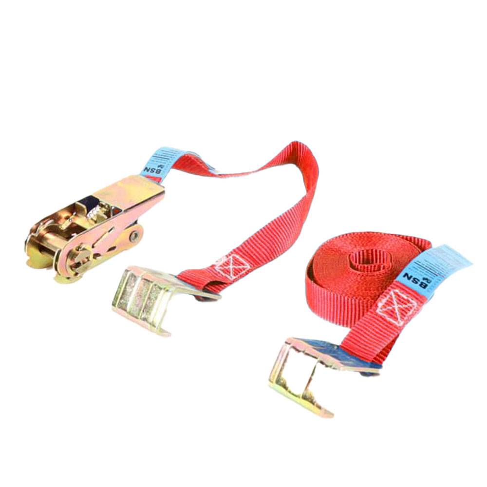 Zurrgurt - Zugkraft 400daN - 25 mm breit - zweiteilig - Länge 5,50 m - rot