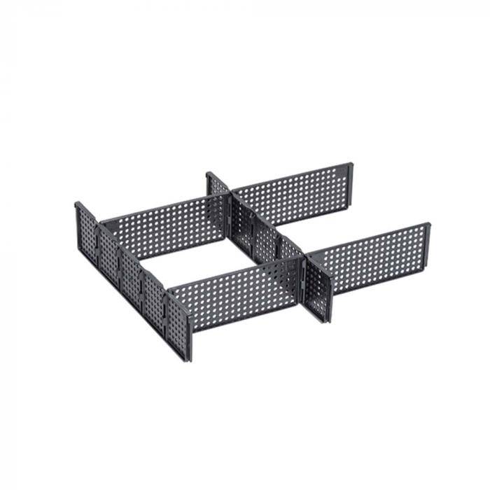 Trennsteg-Set - für Pro K 44.76 - EuroPlus Divider K 44.76 - Polystyrol - schwarz