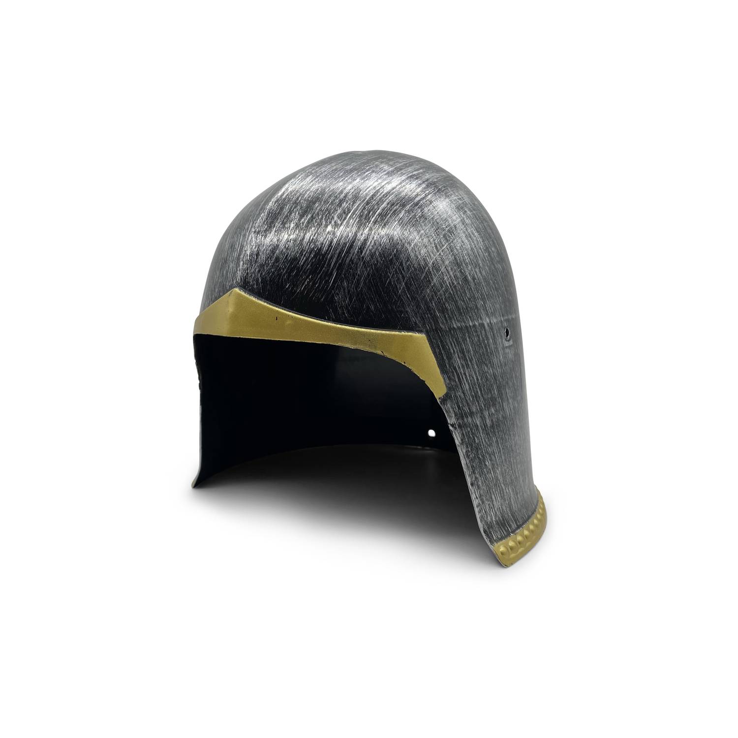 BestSaller 1425 Helm Beckenhaube für Kinder, Kunststoff, silber/gold