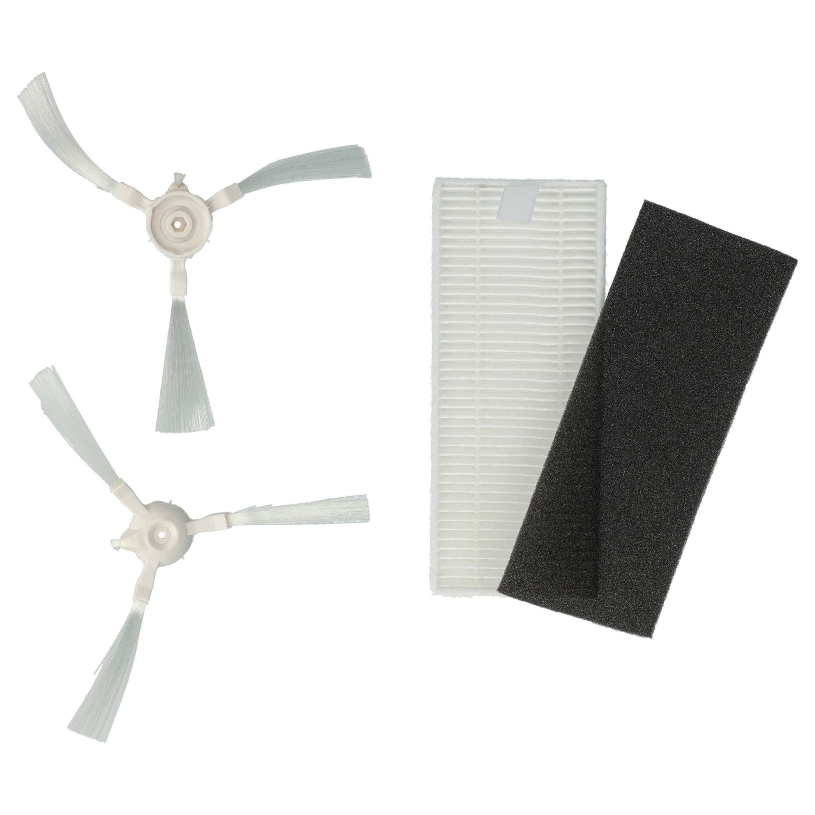 vhbw 4-tlg. Wartungskit kompatibel mit Rowenta Smart Force Essential RR6943WH Saugroboter