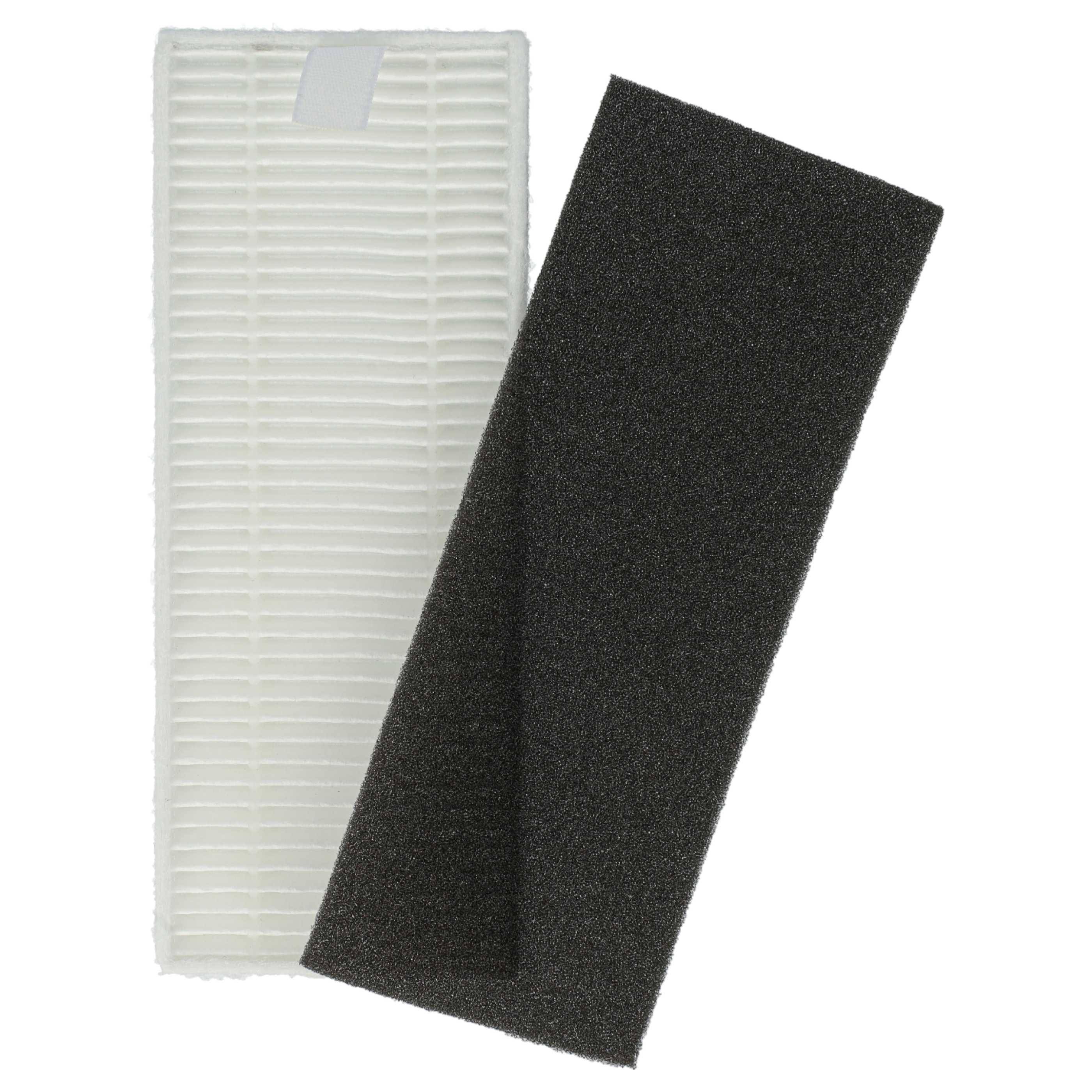 vhbw 4-tlg. Wartungskit kompatibel mit Rowenta Smart Force Essential RR6943WH Saugroboter