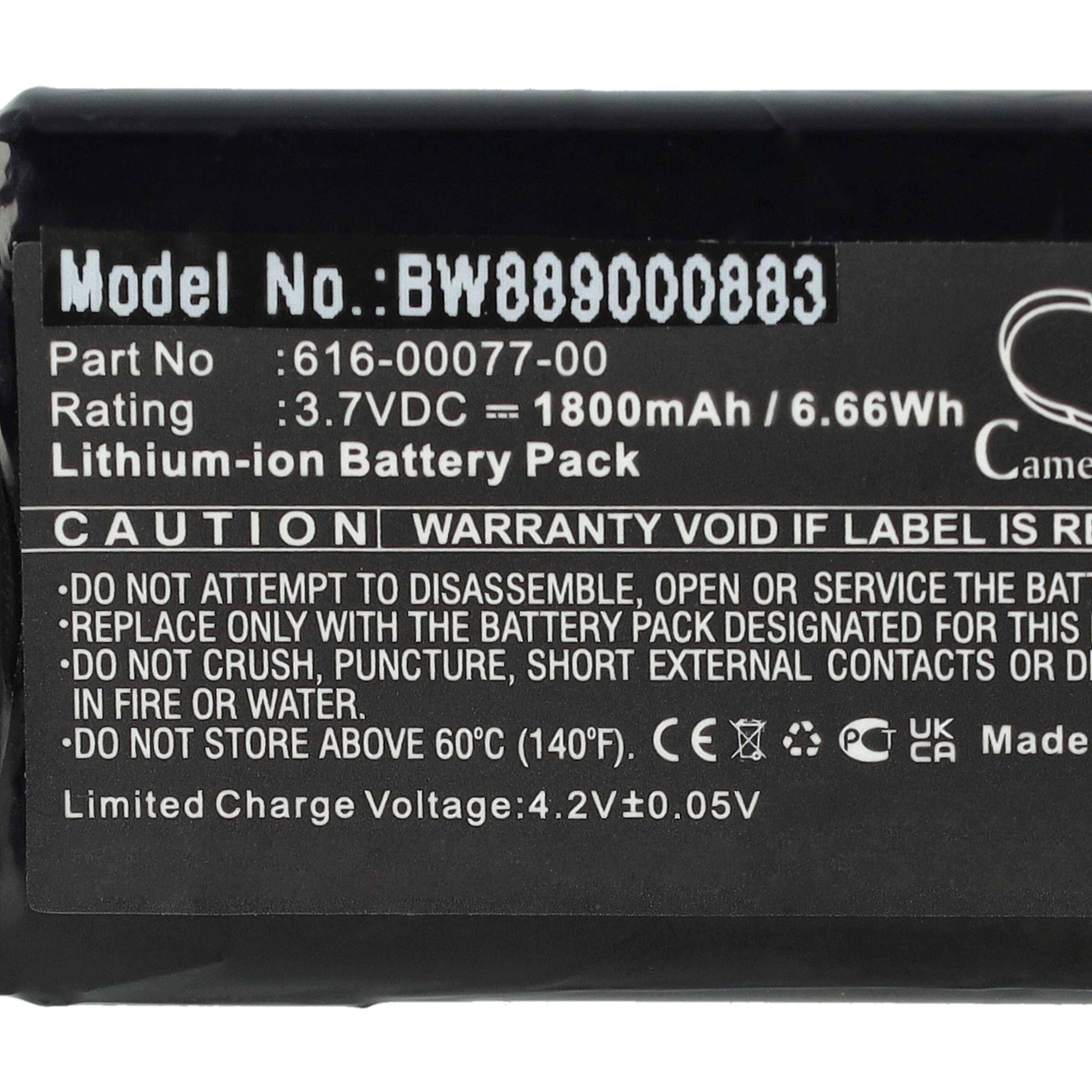 Batterieaufkleber mit Modell „BW889000883