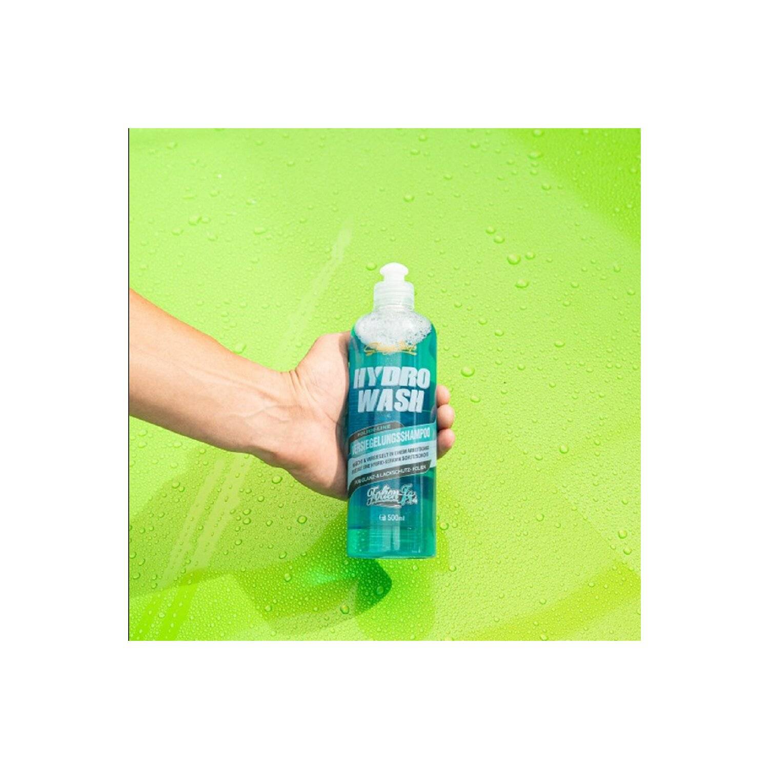 HYDRO WASH - VERSIEGELUNGSSHAMPOO 500ml + WASH WORMY GREEN SET
