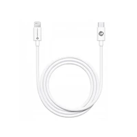 FORCELL Kabel Typ C zu Lightning 8-polig Power Delivery PD20W C291 TUBA weiß 1 Meter FORCELL Kabel Typ C zu Lightning 8-polig Power Delivery PD20W C291 TUBA weiß 1 Meter