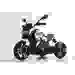 Kinder Dreirädriges Elektro Motorrad 6V4.5AH Bluetooth USB Musik & Licht Weiß