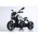 Kinder Dreirädriges Elektro Motorrad 6V4.5AH Bluetooth USB Musik & Licht Weiß