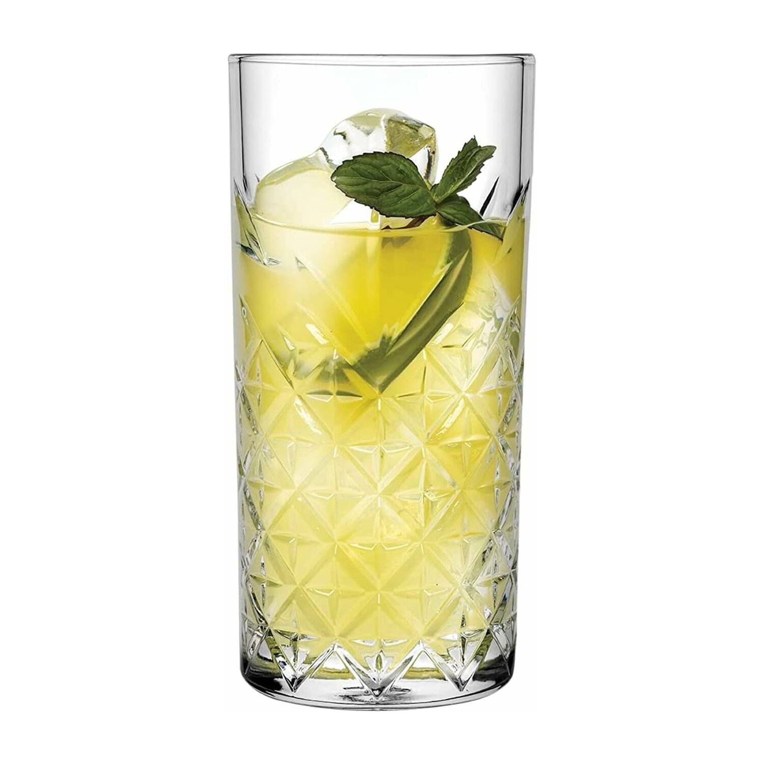 Pasabahce 9338 Timeless 295 ml Gläser Long Drink, 4 Einheiten