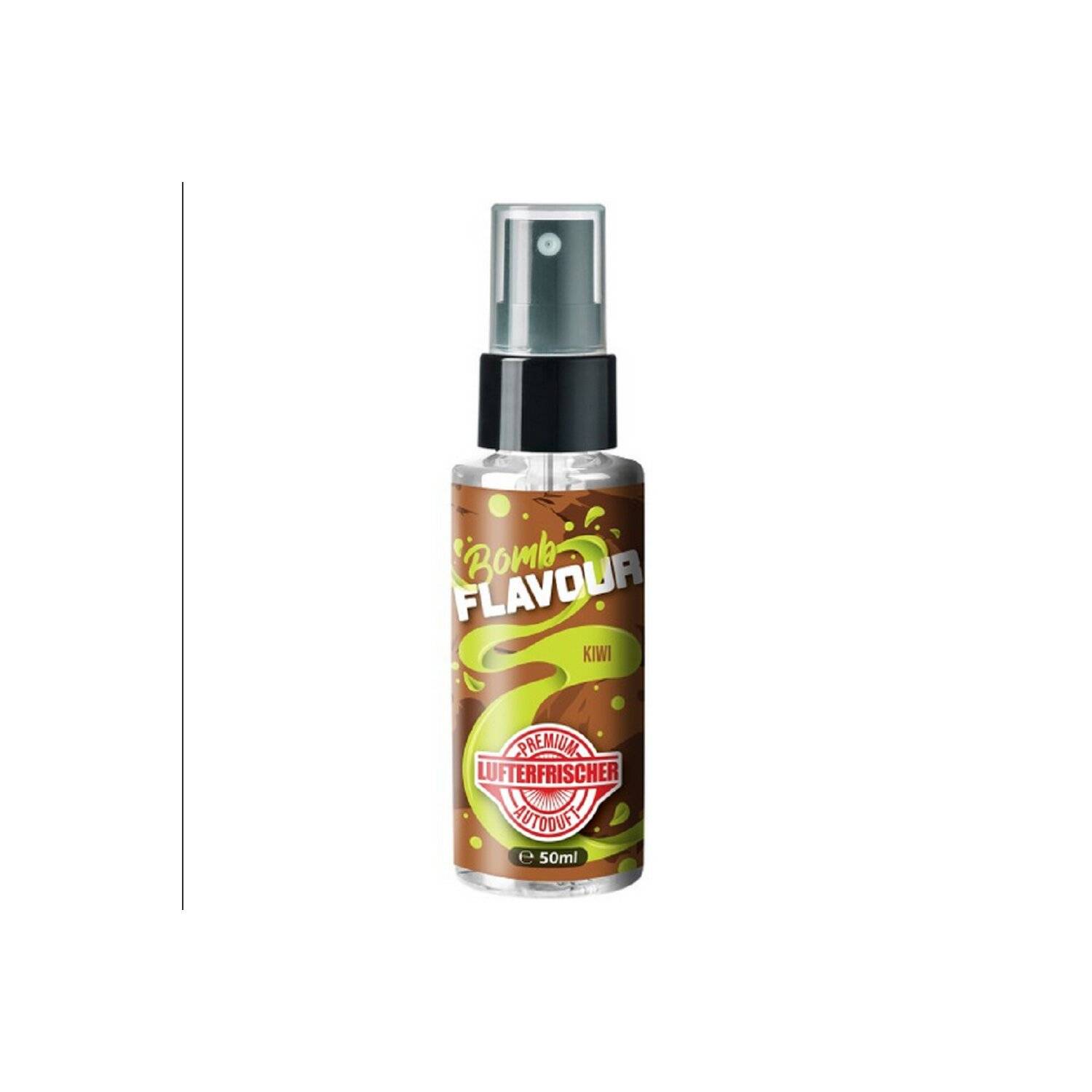 FLAVOUR BOMB Kiwi - Autoduft mit Kiwi Geruch - Premium Lufterfrischer für den Auto-Innenraum, 50ml