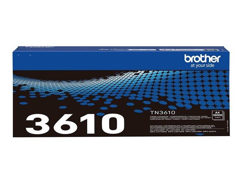 TN3610 Black 18000 Pages Toner