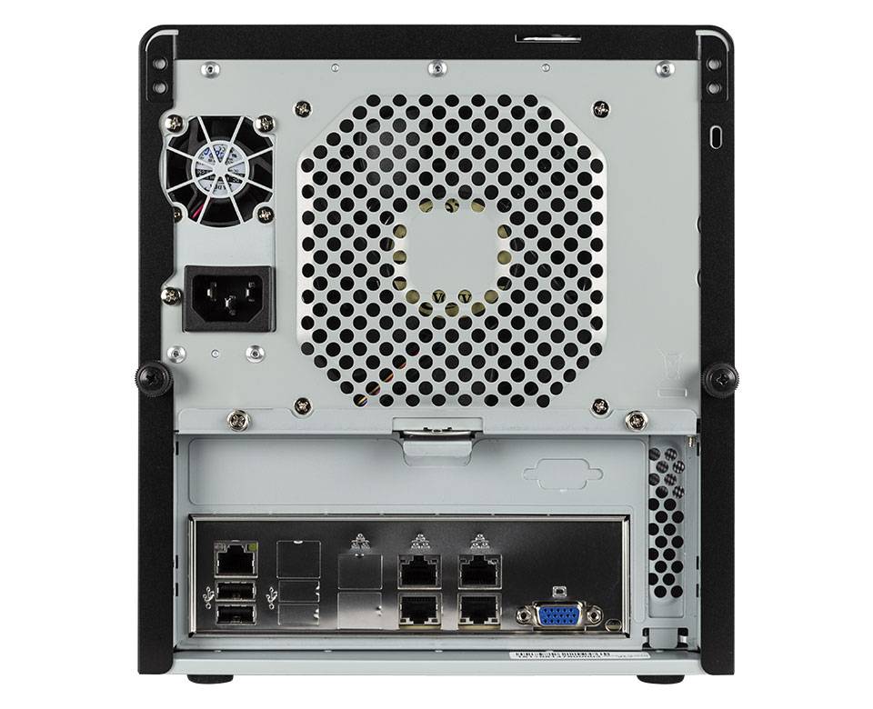 bluechip SERVERline T10302s Cube, Intel® Atom® C3558 Prozessor / 2.20 GHz, 16 GB DDR4, 960 GB SSD, 4 x Gigabit Ethernet