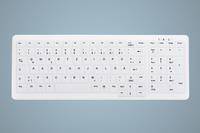 Cherry Active Key SANITIZABLE COMPACT HYGIENE KEYBOARD WITH NUMPAD kabelgebunden / USB / Beleuchtetes Tastenfeld (AK-C70