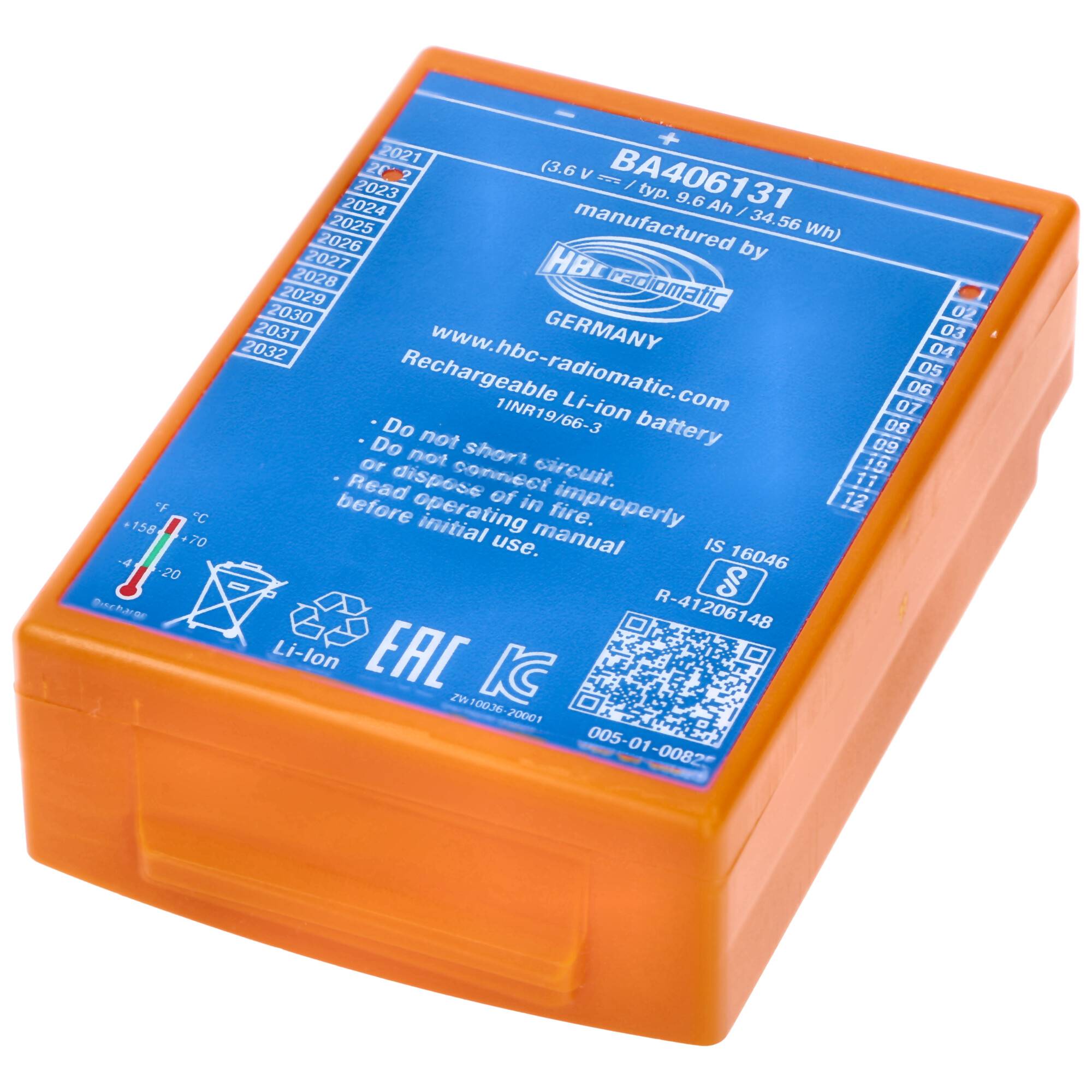 Original-Kranakku Li-ion 3,7V 9,0Ah HBC BA406131