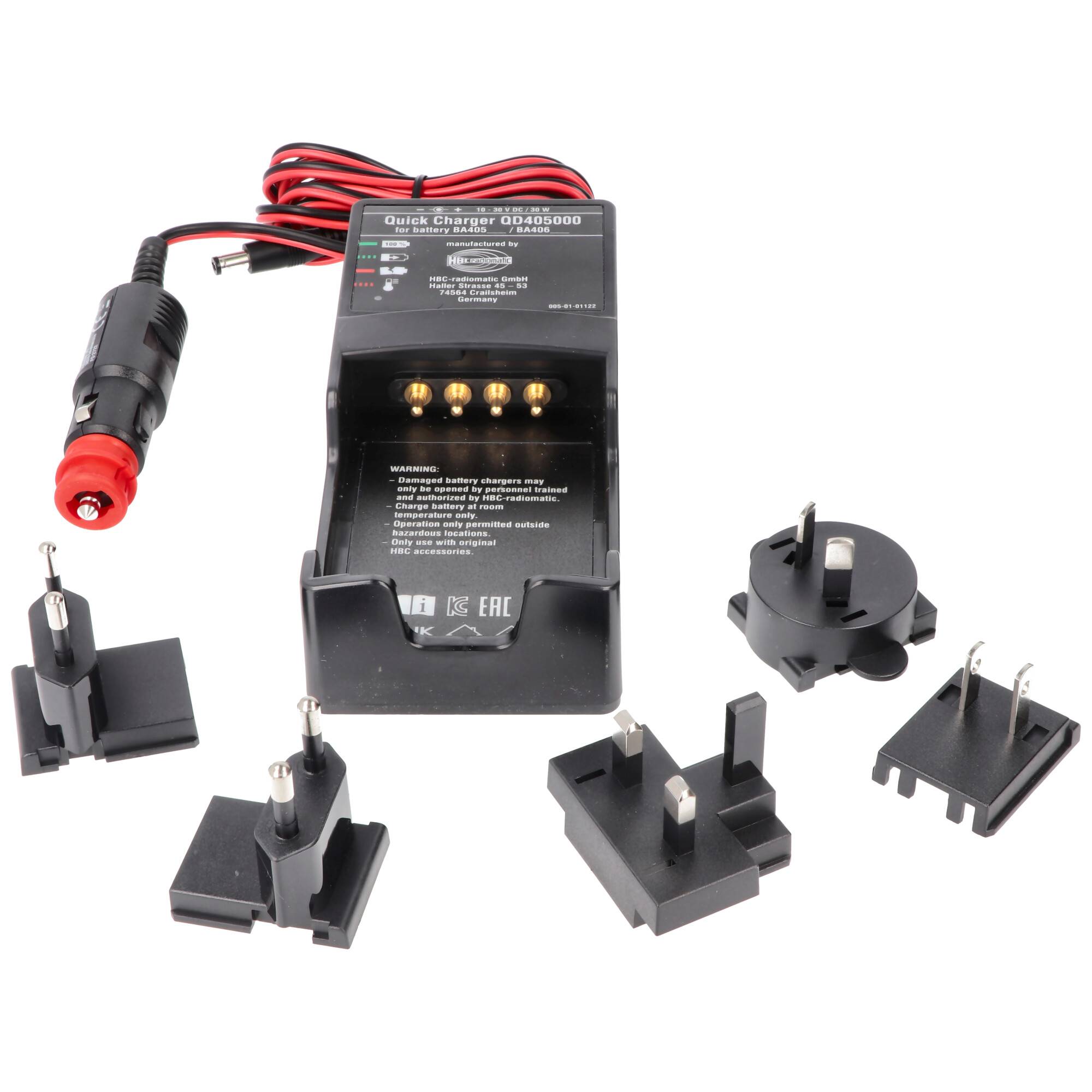 Original-Ladegerät HBC QD405000, QS4050B0 passend für HBC BA405130