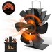 Kaminofen Ventilator 6 Blatt Gebläse für Ofen 50-350°C Kaminventilator stromlos wärmebetrieben Kaminofen Ventilator 6 Blatt Gebläse für Ofen 50-350°C Kaminventilator stromlos wärmebetrieben
