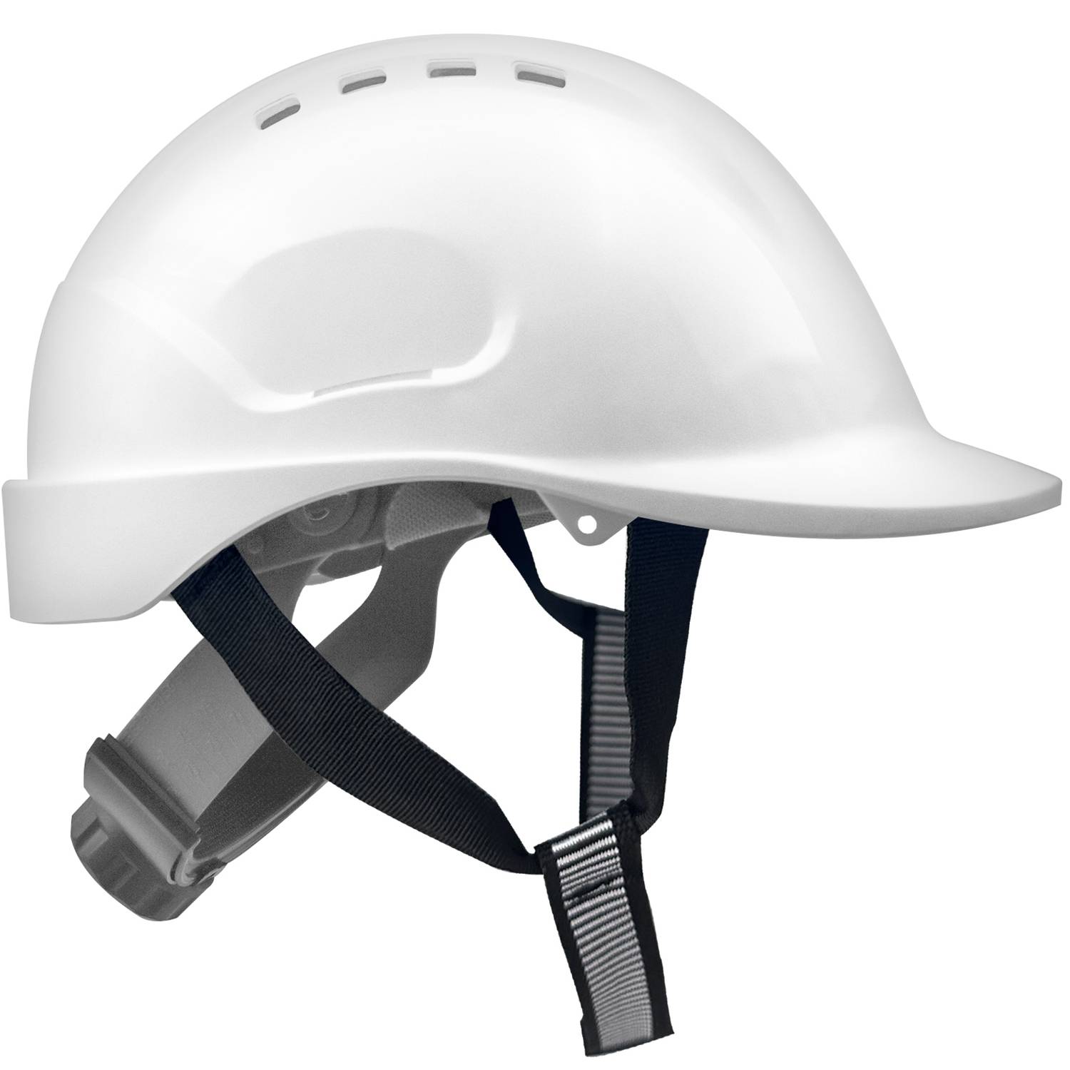 Mustbau MBU-GM16-WHI Bauhelm,Schutzhelm,Arbeitshelm,Bauarbeiterhelm,52-66cm Einstellbar