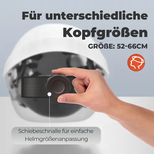 Mustbau MBU-GM16-WHI Bauhelm,Schutzhelm,Arbeitshelm,Bauarbeiterhelm,52-66cm Einstellbar Mustbau MBU-GM16-WHI Bauhelm,Schutzhelm,Arbeitshelm,Bauarbeiterhelm,52-66cm Einstellbar