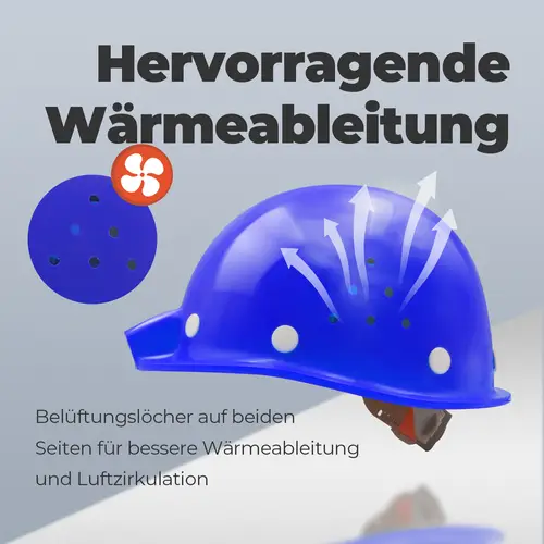 Mustbau MBU-ZC111-BLU Bauhelm,Schutzhelm,Arbeitshelm,Bauarbeiterhelm, USB-Ladegerät-Licht, 53-62cm Einstellbar Mustbau MBU-ZC111-BLU Bauhelm,Schutzhelm,Arbeitshelm,Bauarbeiterhelm, USB-Ladegerät-Licht, 53-62cm Einstellbar