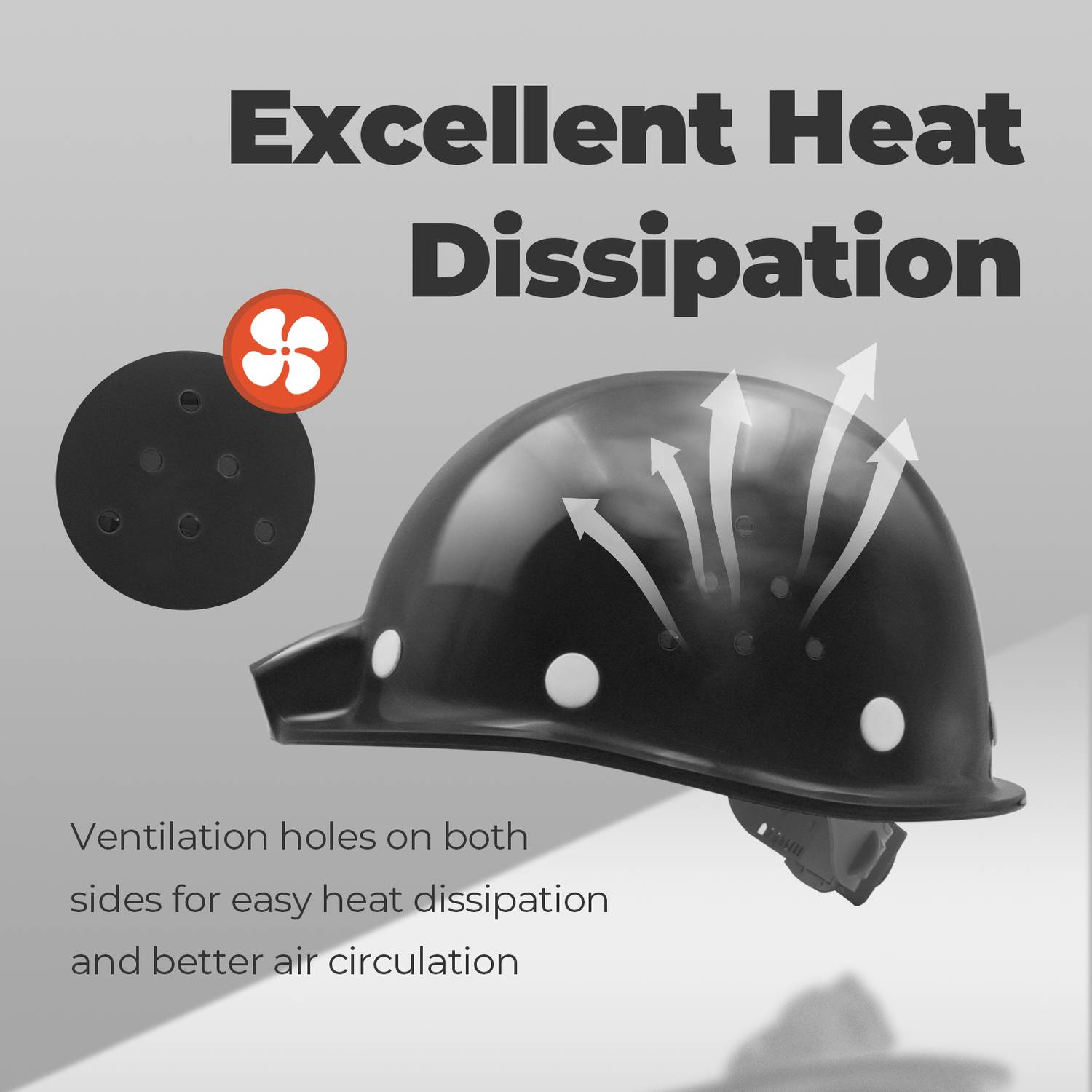 Mustbau MBU-ZC111-B Bauhelm,Schutzhelm,Arbeitshelm,Bauarbeiterhelm, USB-Ladegerät-Licht, 53-62cm Einstellbar