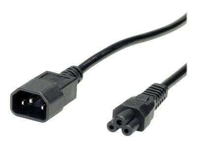 VALUE Netzkabel IEC320/C14 Stecker 1,8m Peripheriegeräte & Zubehör Kabel & Adapter -