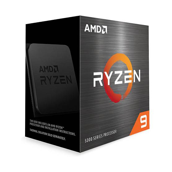 AMD Ryzen 9 5000 Series Prozessor-Verpackung mit großem 