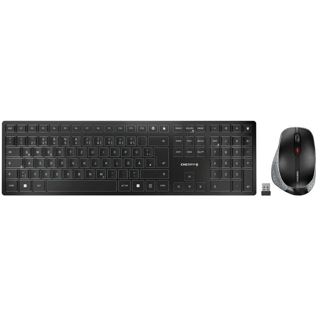 Cherry DW 9500 SLIM black QWERTZ DE Eingabe / Ausgabe Mäuse & Tastaturen