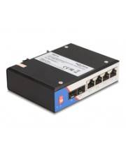 Delock Switch - 4 x 10/100/1000 + 2 x SFP - an DIN-Schiene montierbar