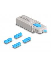 Delock DisplayPort port blocker - Grau, Blau (Packung mit 4) - Grau - 5er