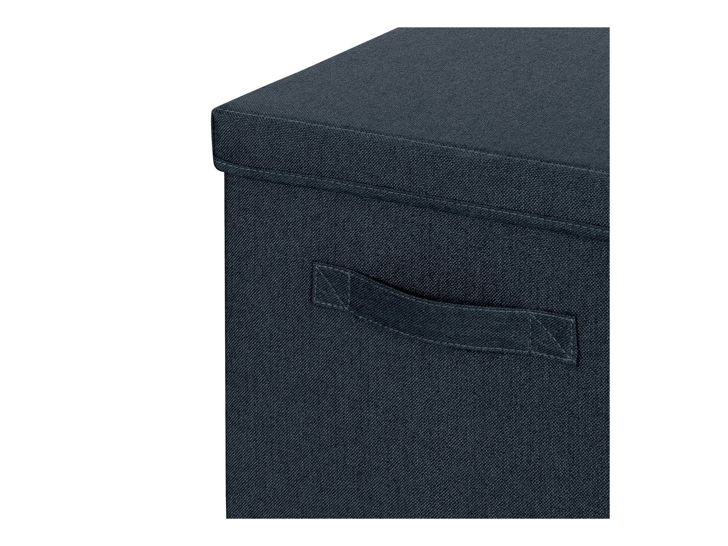 ESSELTE LEITZ - Leitz Fabric Storage - Aufbewahrungsbox - groß - Velvet Gray (Packung mit 2)