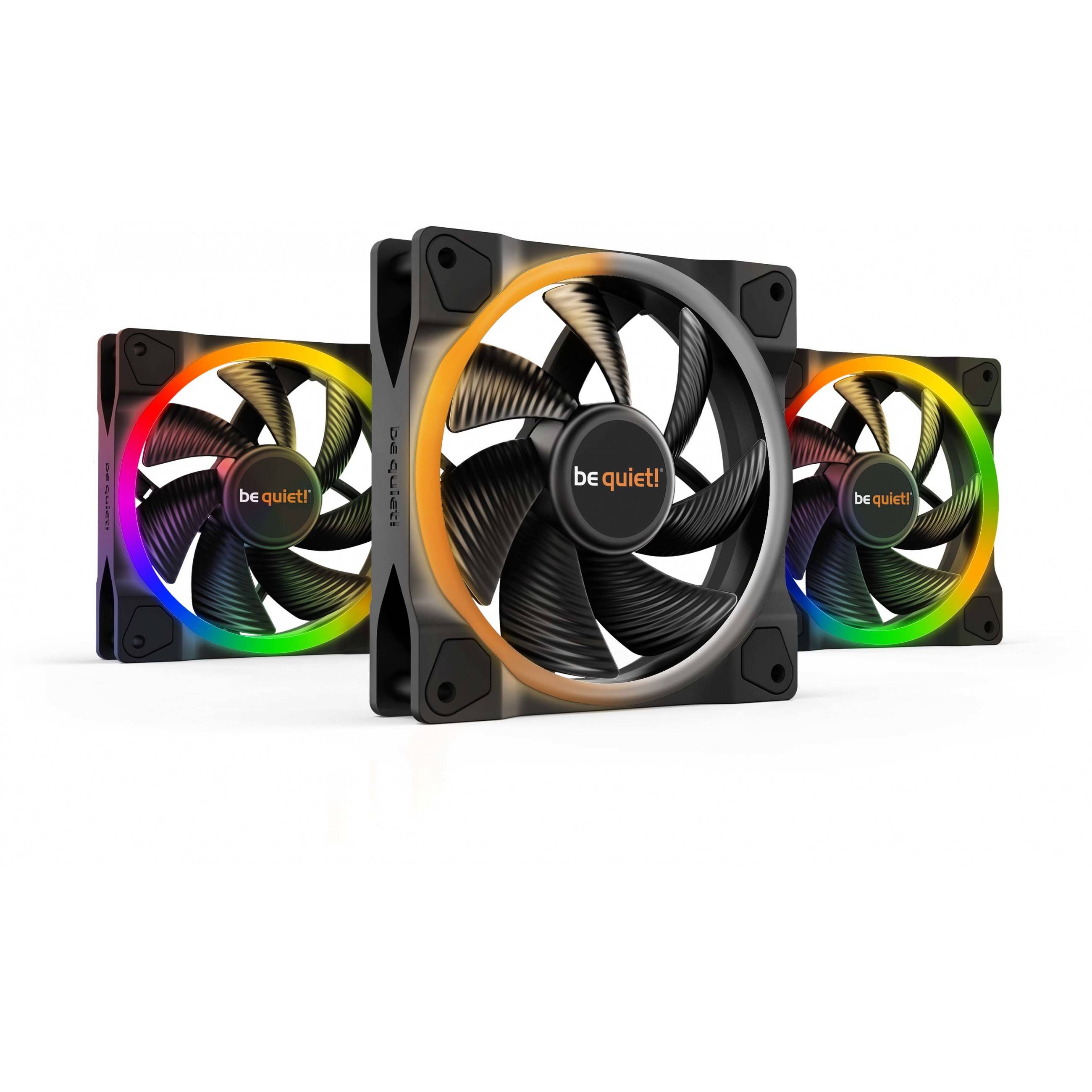 be quiet! Light Wings | 120mm PWM Triple Pack Gehäuse Gehäuselüfter