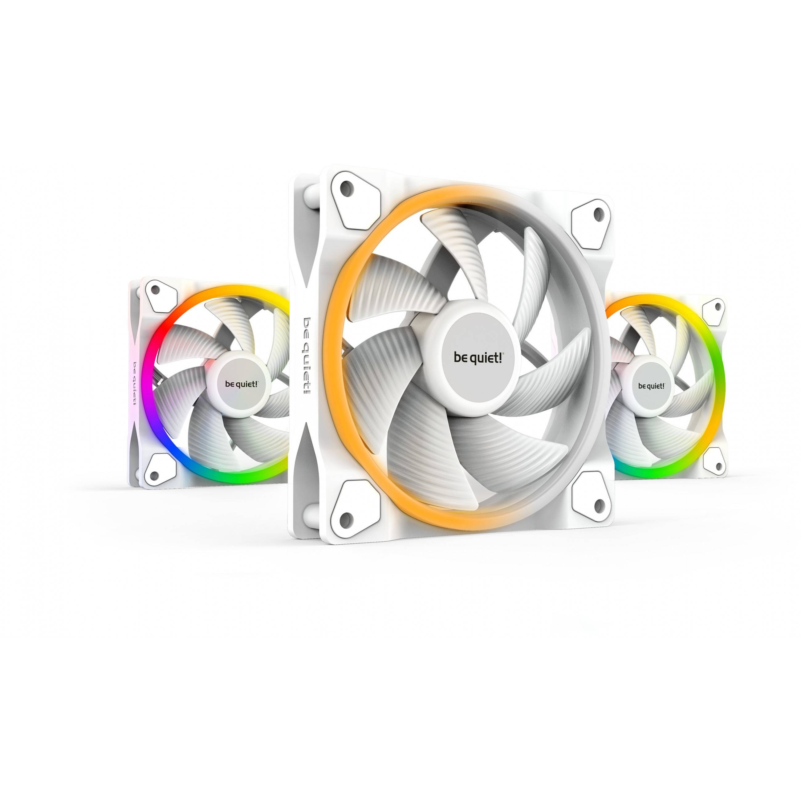 be quiet! Light Wings White | 120mm PWM Triple Pack Computergehäuse 12