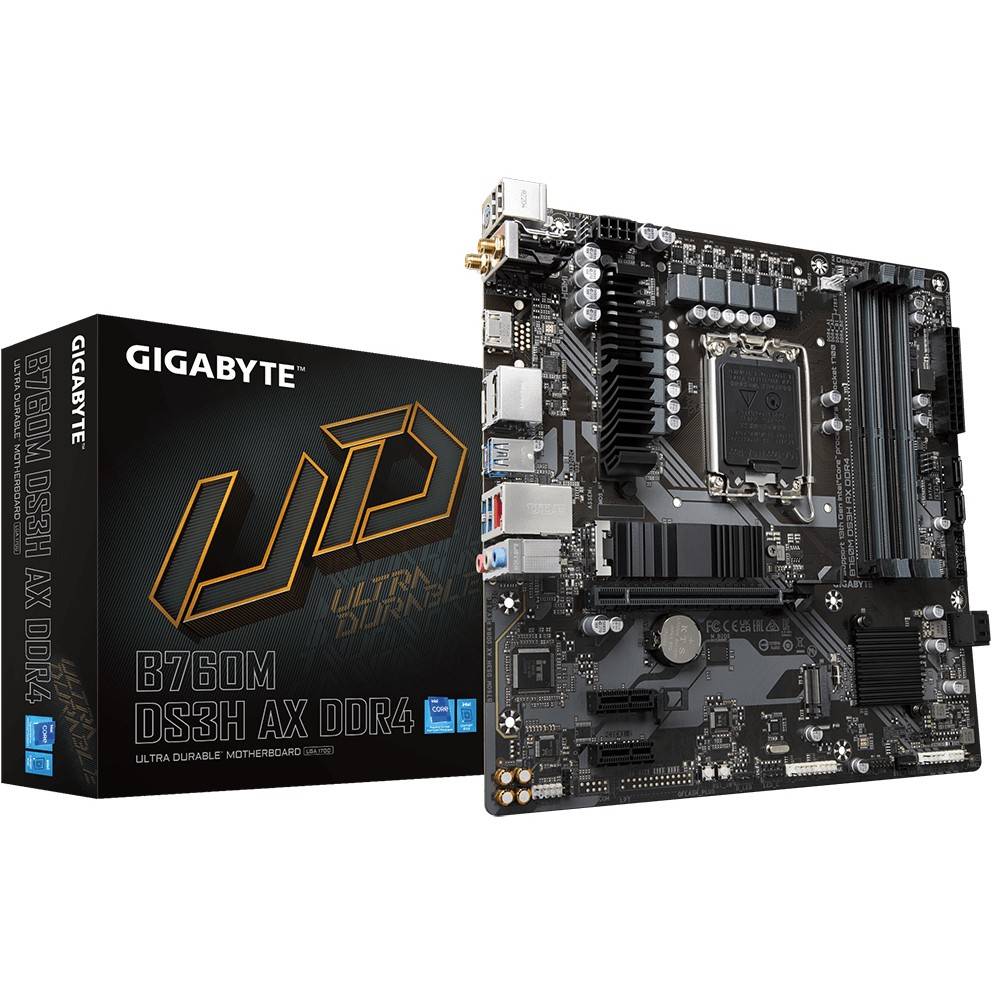 GIGABYTE B760M DS3H AX DDR4 motherboard Mainboards & Zubehör Intel