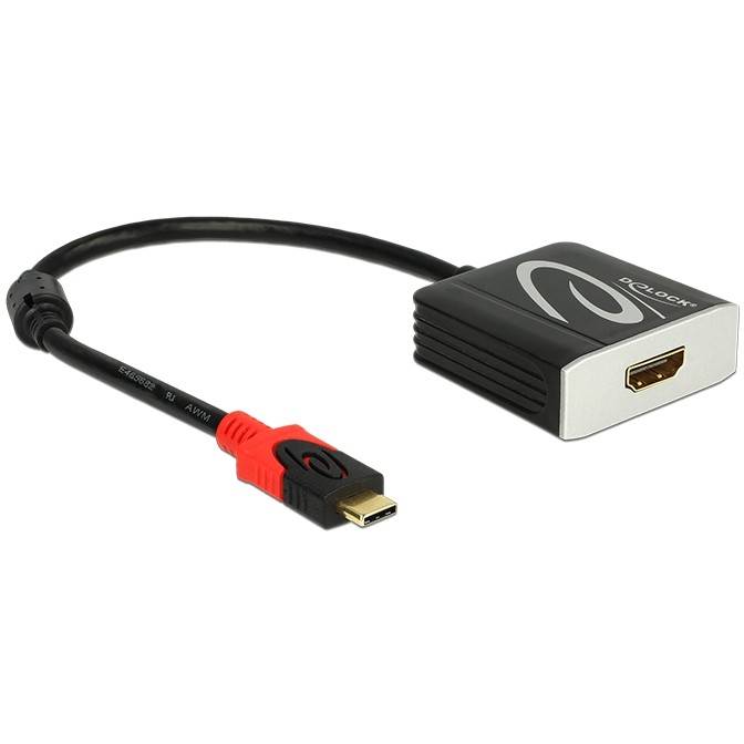 DeLock USB-C > HDMI (ST-BU) Adapter 4K 60Hz Schwarz Kabel & USB USB C