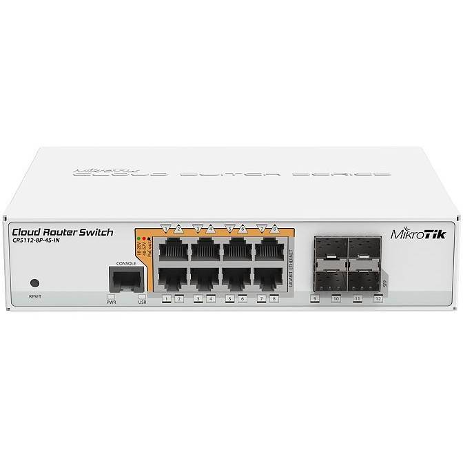 Mikrotik CRS112-8P-4S-IN network switch Netzwerk-Infrastruktur Switches