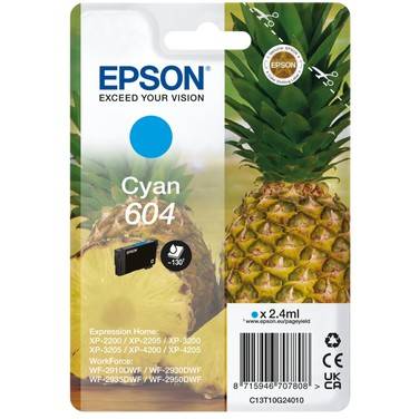 Epson 604 Druckerpatrone 1 Stück(e) Original Standardertrag Cyan Tinte