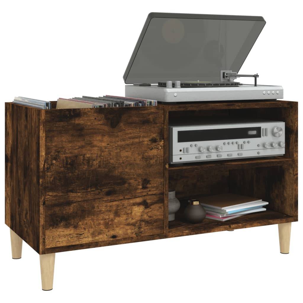 vidaXL Plattenschrank Räuchereiche 84,5x38x48 cm Holzwerkstoff
