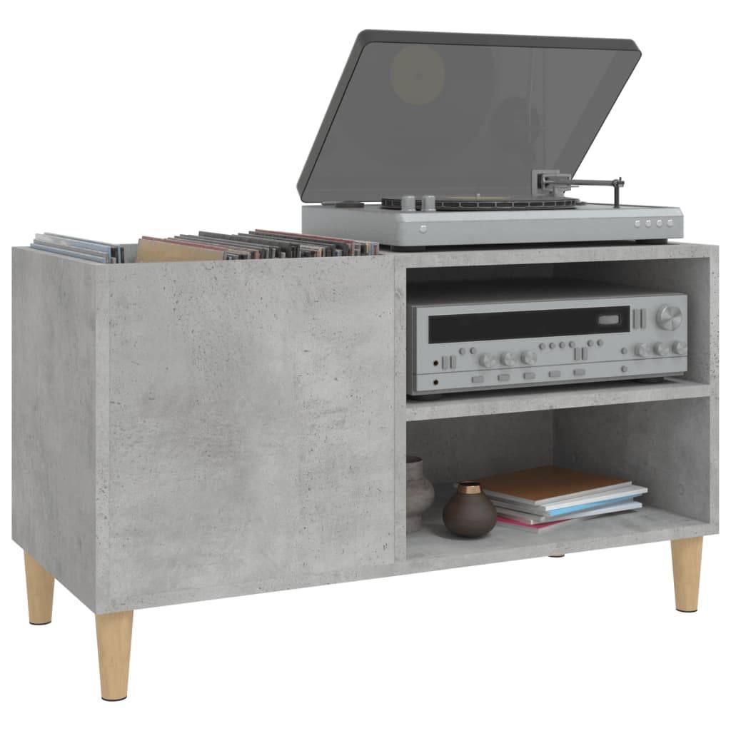 vidaXL Plattenschrank Betongrau 84,5x38x48 cm Holzwerkstoff