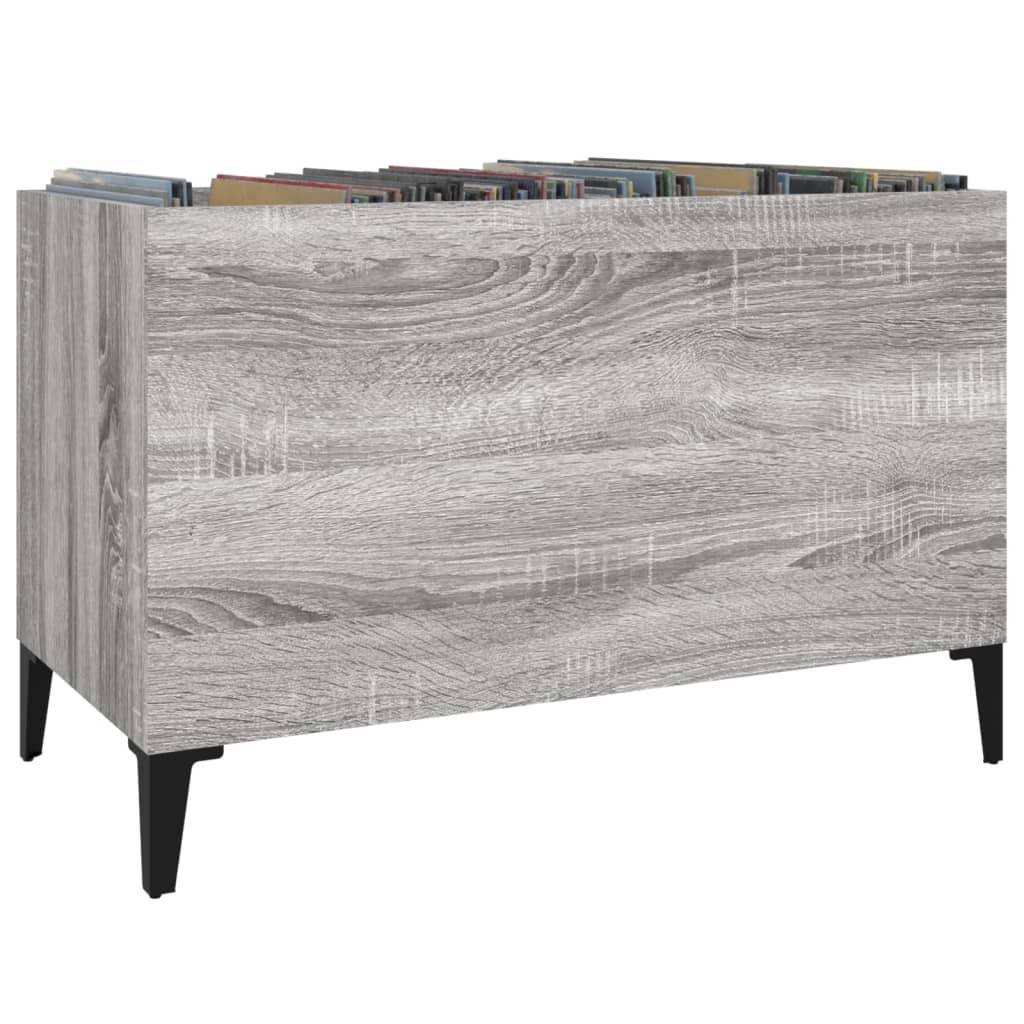 vidaXL Plattenschrank Grau Sonoma 74,5x38x48 cm Holzwerkstoff