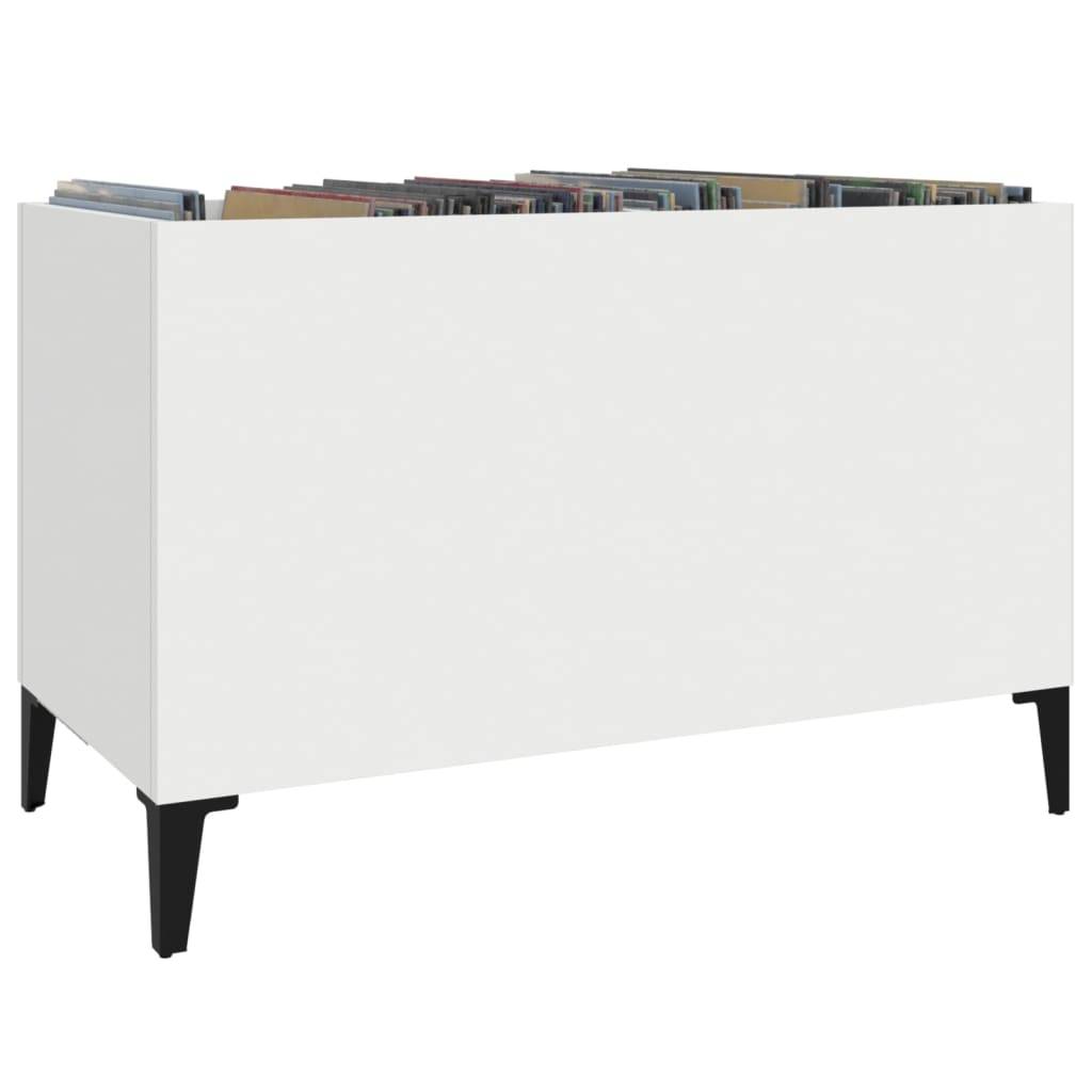 vidaXL Plattenschrank Weiß 74,5x38x48 cm Holzwerkstoff