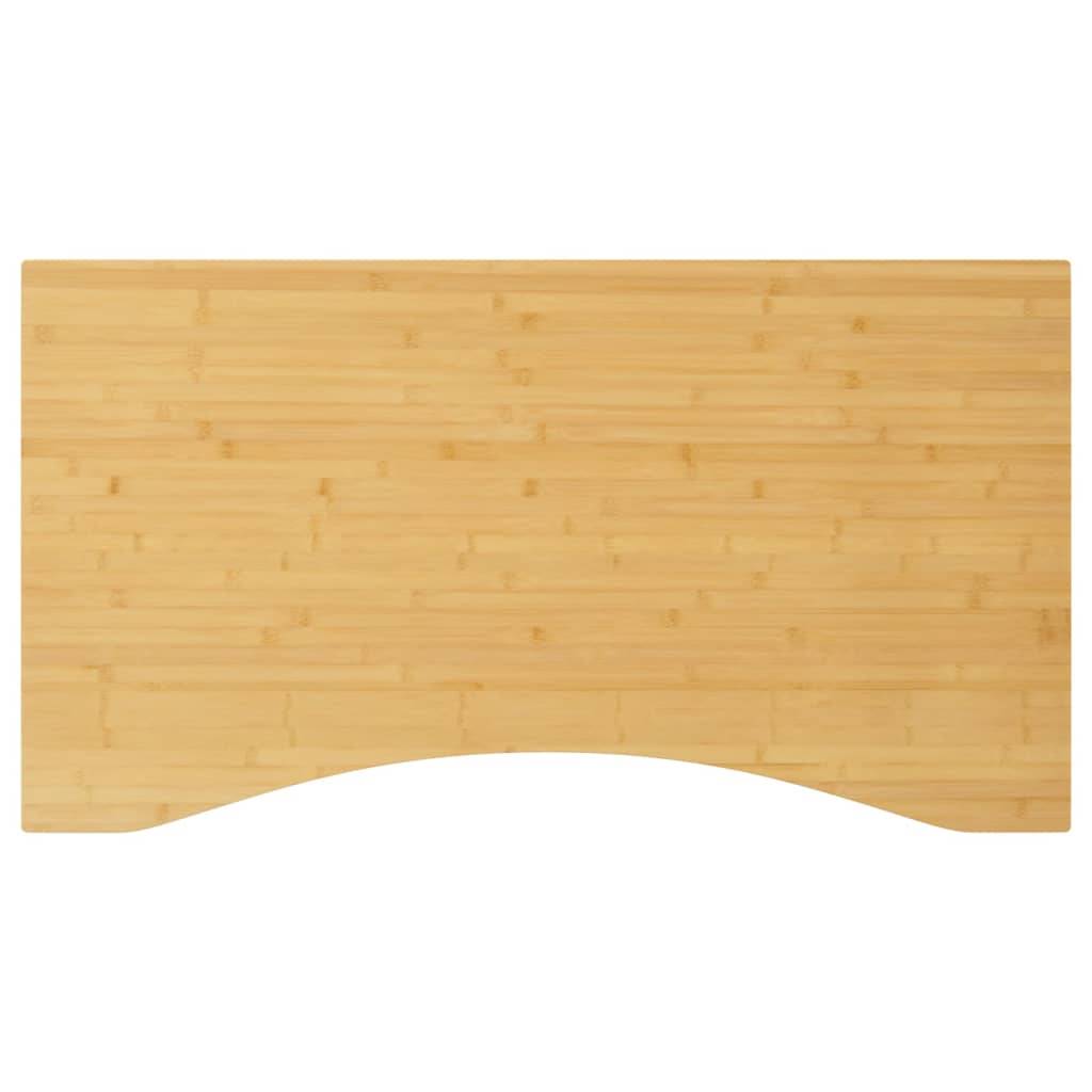 vidaXL Schreibtischplatte 110x60x2,5 cm Bambus