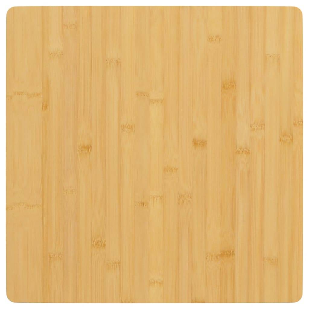 vidaXL Tischplatte 60x60x4 cm Bambus