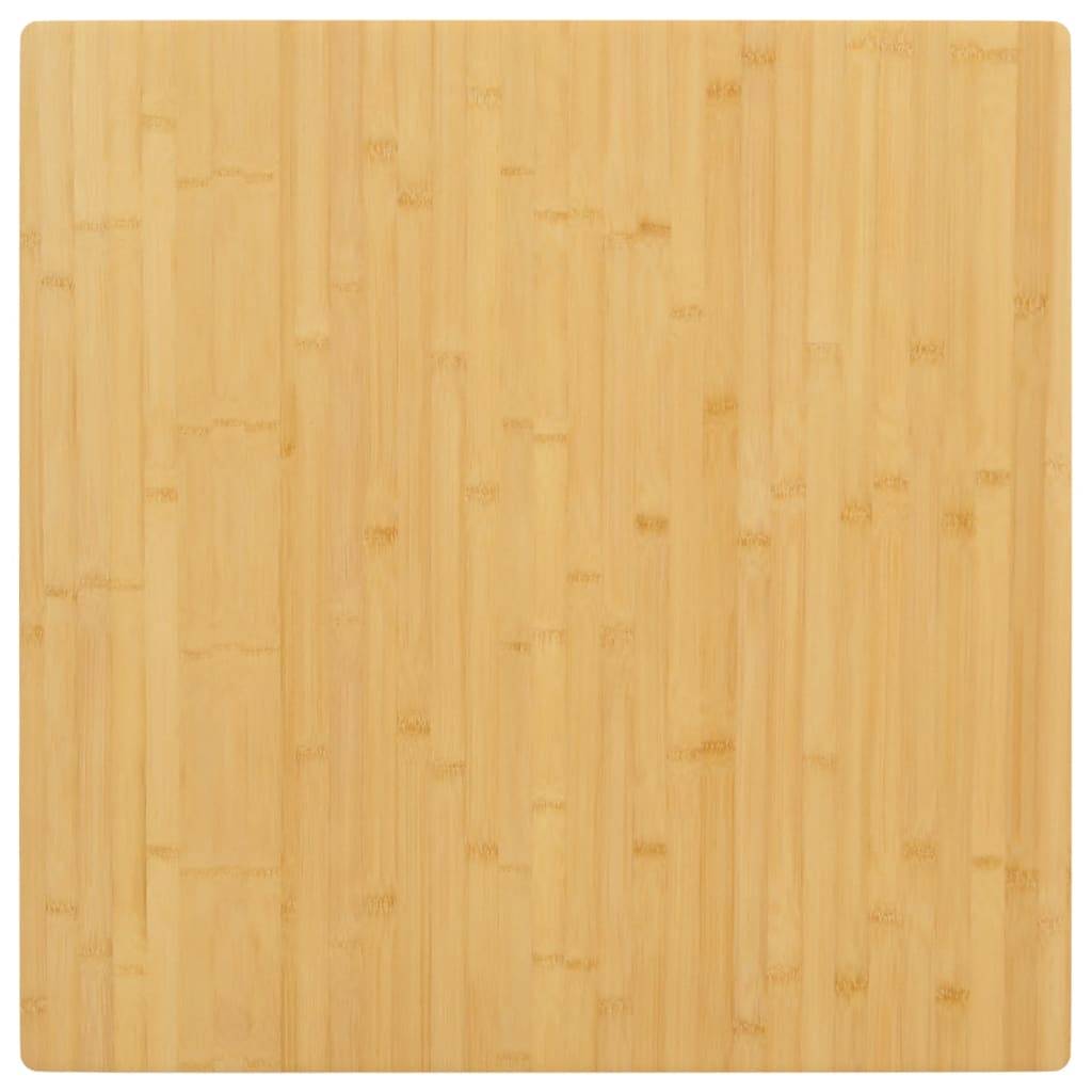 vidaXL Tischplatte 70x70x1,5 cm Bambus