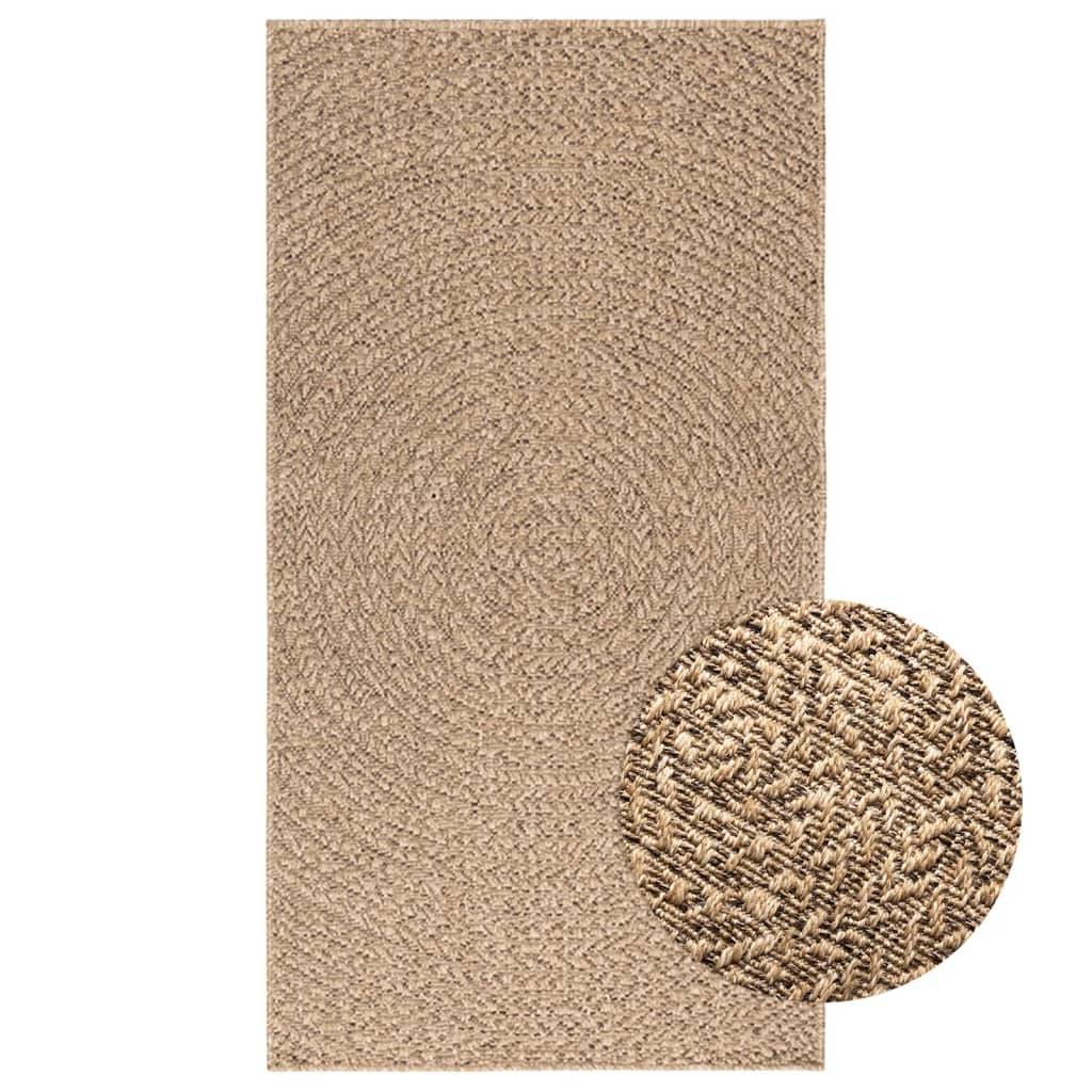 vidaXL Teppich 80x150 cm Jute-Optik Innen und Außen