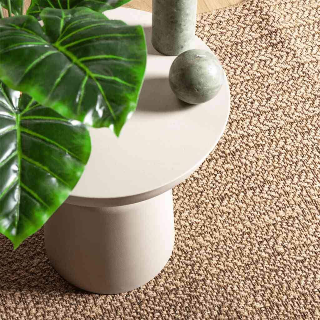 vidaXL Teppich 80x150 cm Jute-Optik Innen und Außen