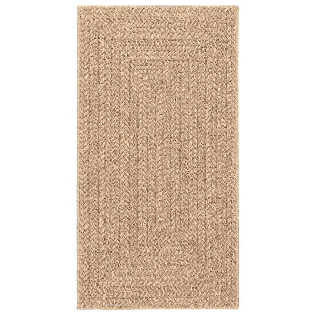 vidaXL Teppich 80x150 cm Jute-Optik Innen und Außen