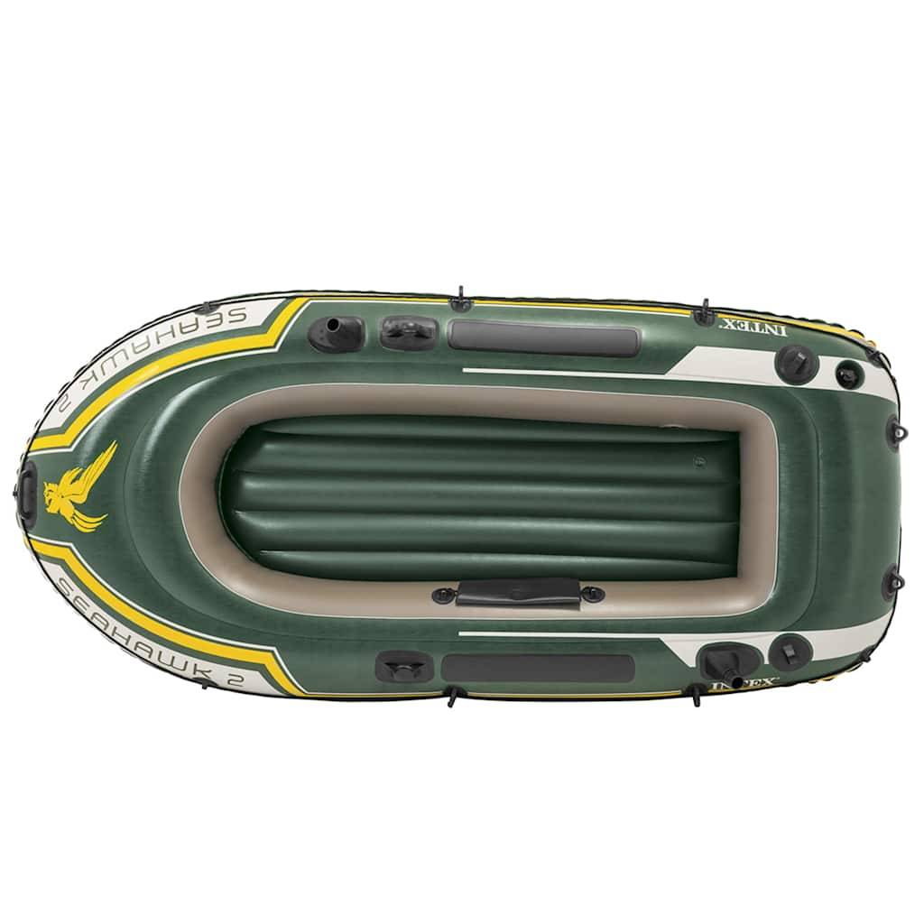 Intex Schlauchboot mit Rudern und Pumpe Seahawk 2 Set 68347NP