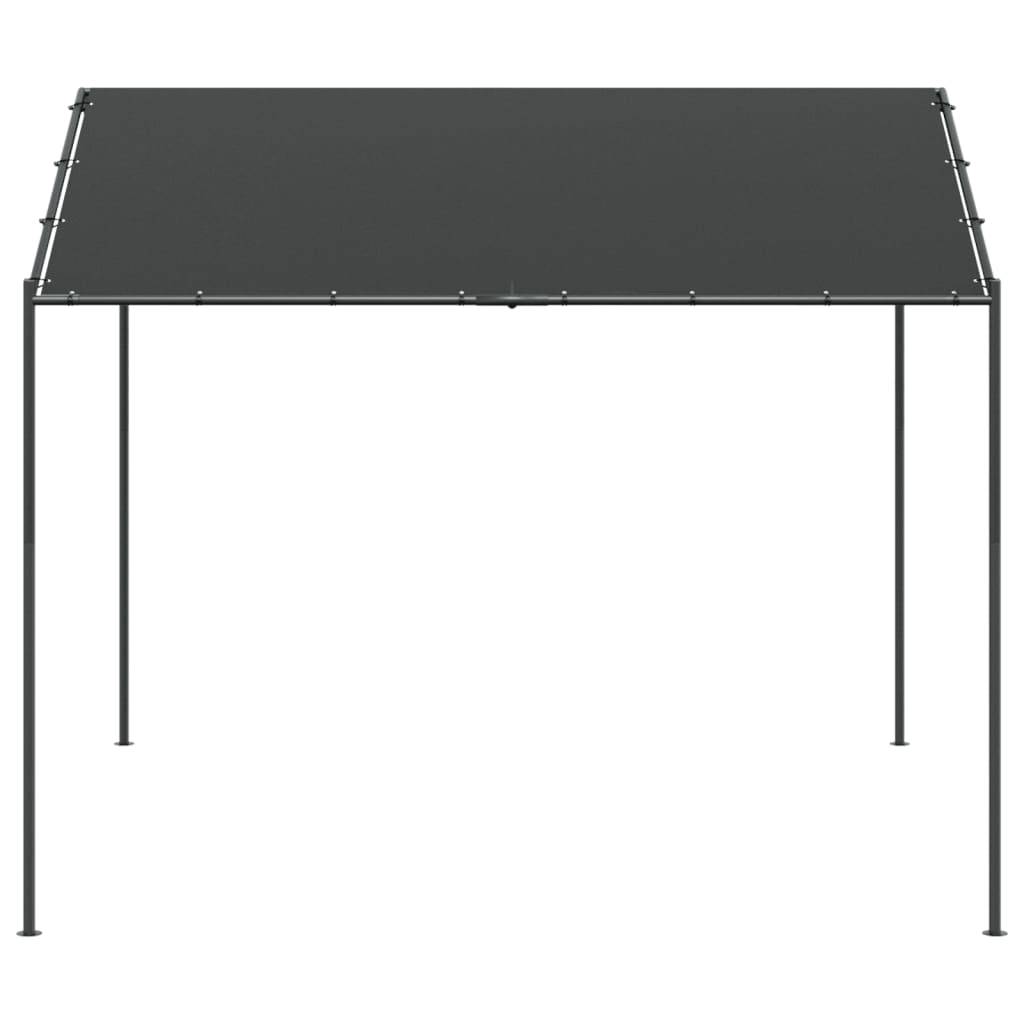 vidaXL Gartenpavillon Anthrazit 3x3 m Stahl und Stoff