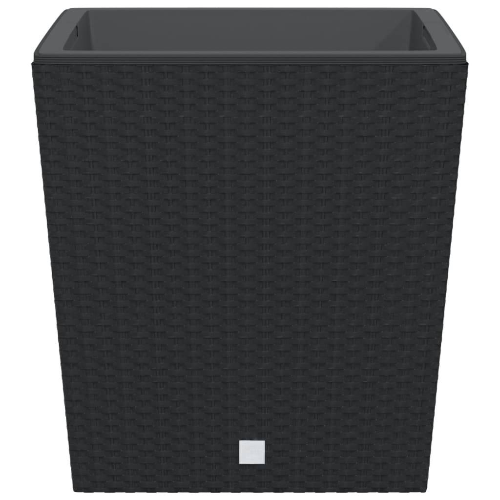 vidaXL Pflanzkübel mit herausnehmbaren Einsatz Anthrazit 37/64 L PP