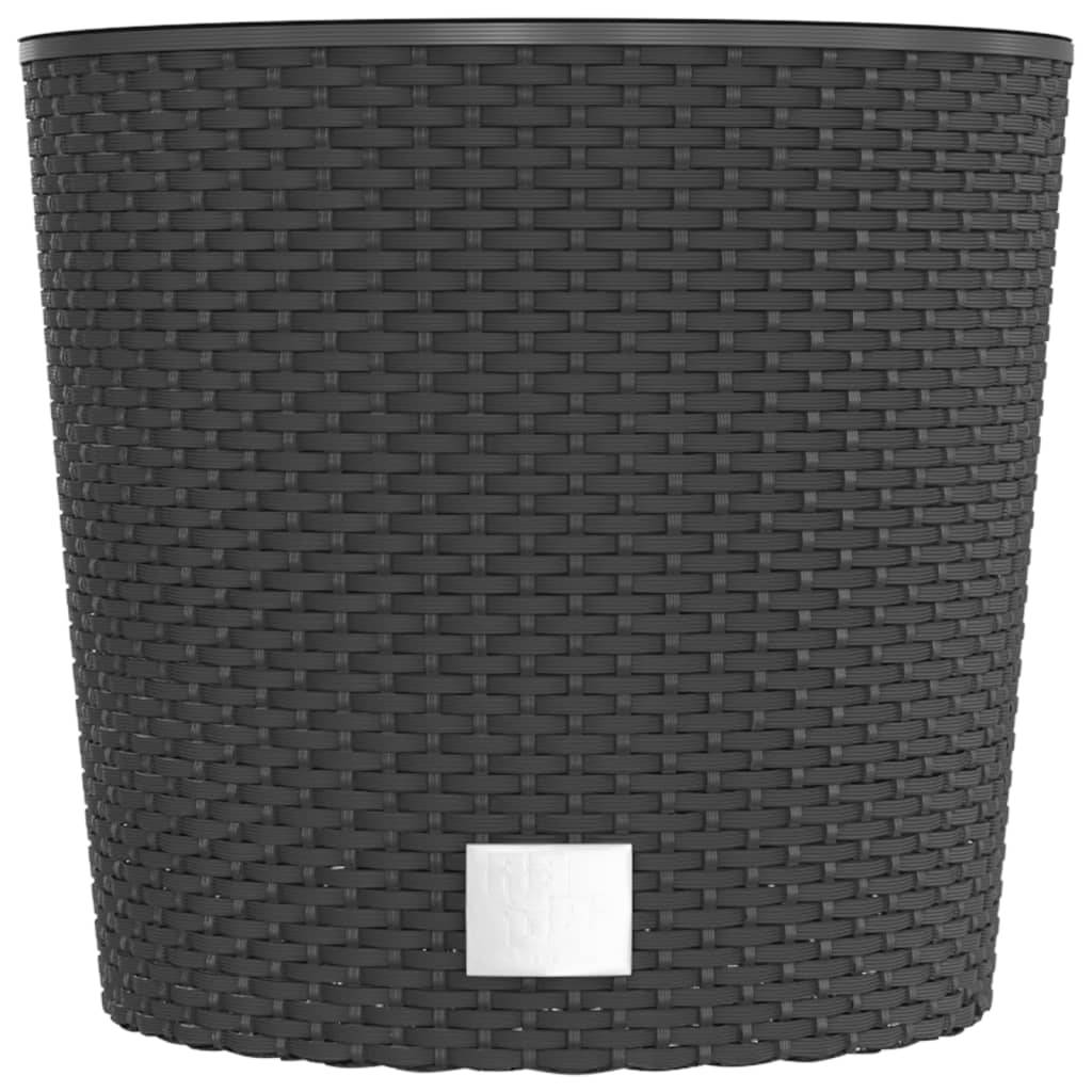 vidaXL Pflanzkübel mit herausnehmbaren Einsatz Anthrazit 15/15,3 L PP