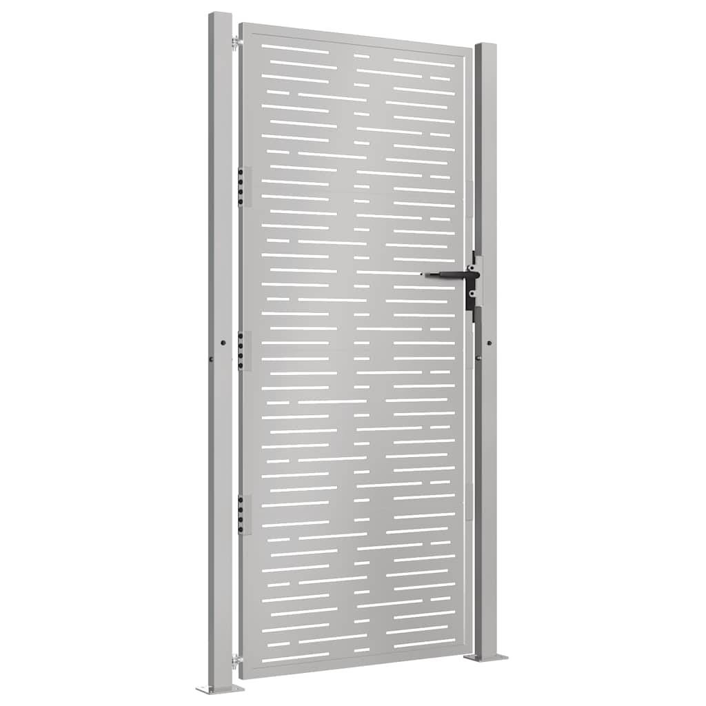 vidaXL Gartentor 105x180 cm Cortenstahl Quadratisches Design